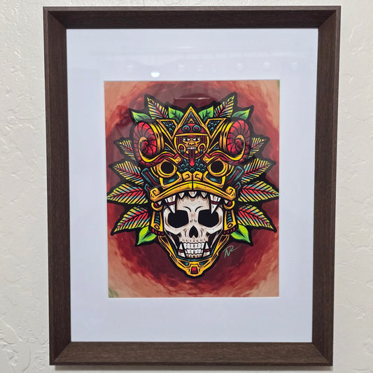 Quetza Warrior Print