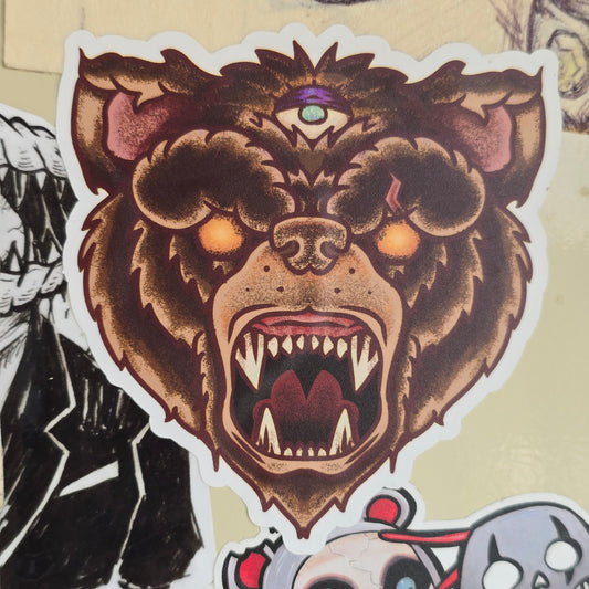 Grizzy Sticker